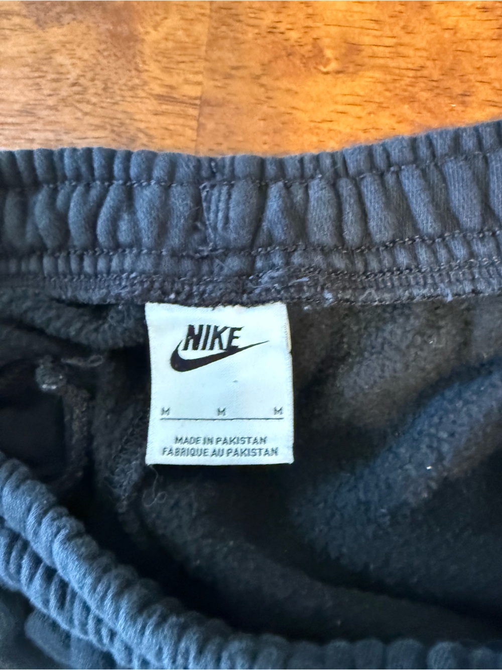Nike Sportswear Womens Club Fleece Open Hem Straight Leg Sweatpants Black Size M - Picture 6 of 9